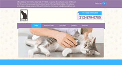 Desktop Screenshot of felinehealthnyc.com